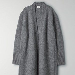 Wilfred Manteo Cardigan Maxi Grey Wool